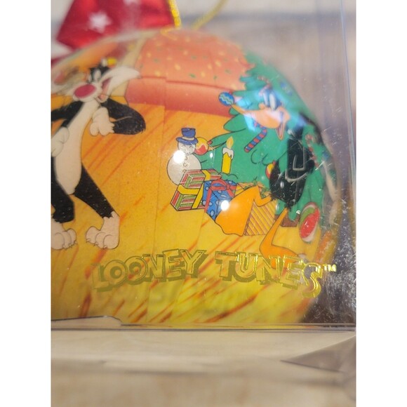Vintage Warner Brothers Looney Tunes Cartoon Christmas Ornaments 1995 1996 Taz - Picture 7 of 10
